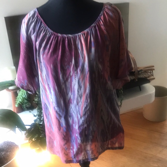 NWT Nicole Bridger 100% Silk Blouse Size 2 - Picture 1 of 7
